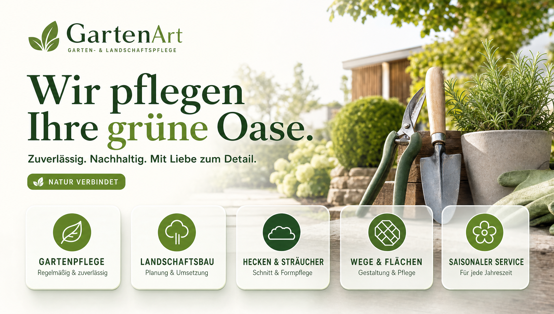 Vorschau der Demo-Webseite GartenArt